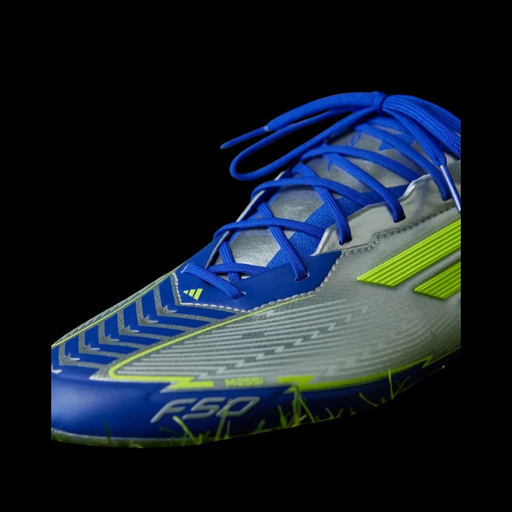 Adidas F50 Elite Messi Firm Ground Soccer Cleats Silver Metallic - HypeFly India View 3