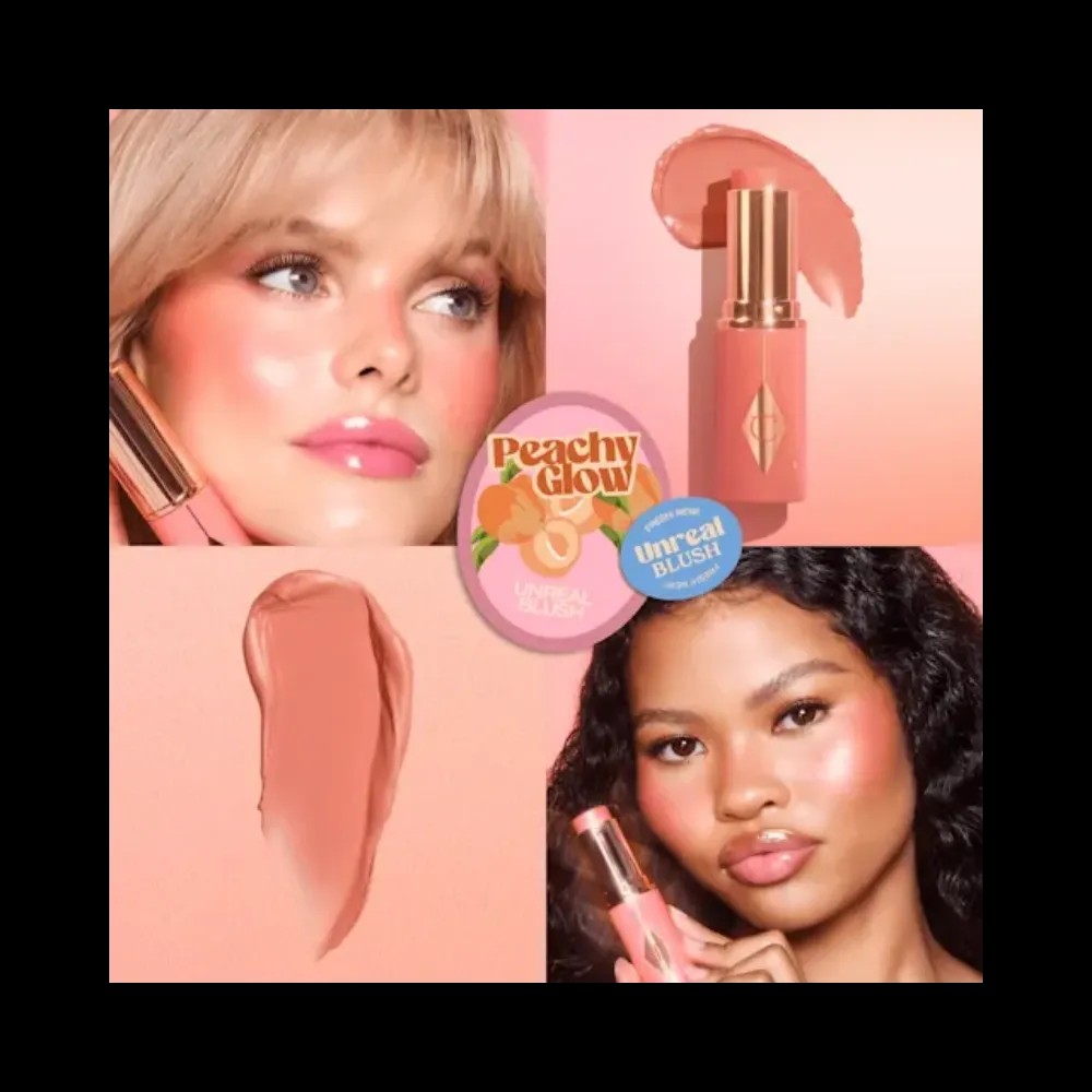 Charlotte Tilbury Unreal Blush Healthy Glow Stick Peachy Glow - HypeFly India View 4
