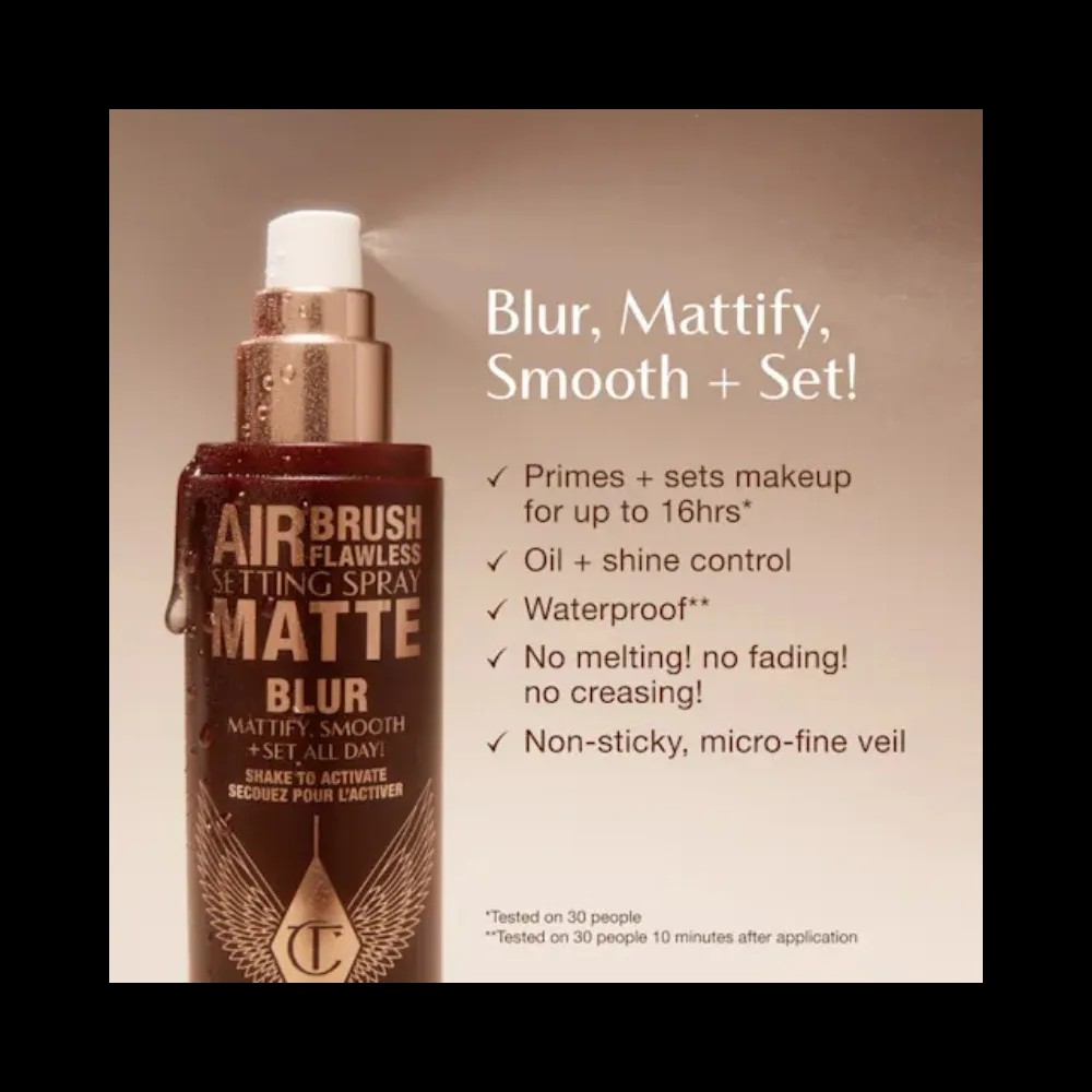 Charlotte Tilbury Airbrush Flawless Setting Spray Matte & Mini Duo - HypeFly India View 3
