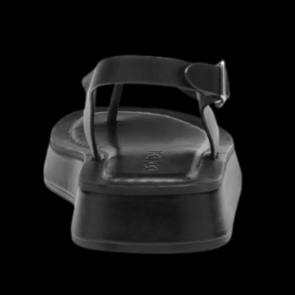 Coach Sculpted C Platform Thong Black - HypeFly India View 5