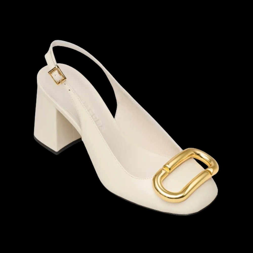 Marc Jacobs Pop J Marc Slingback Cloud White - HypeFly India View 2