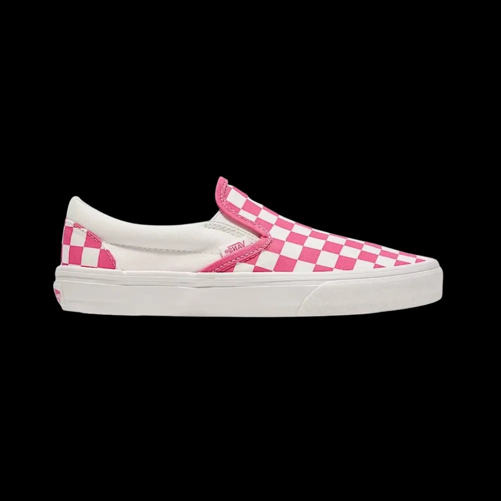 Vans Classic Slip-On Checkerboard Shoe Honeysuckle Pink - HypeFly India View 1