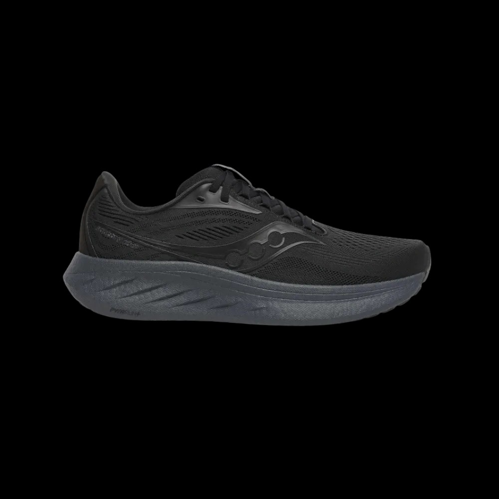 Saucony Ride 18 Black | Shadow - HypeFly India View 1