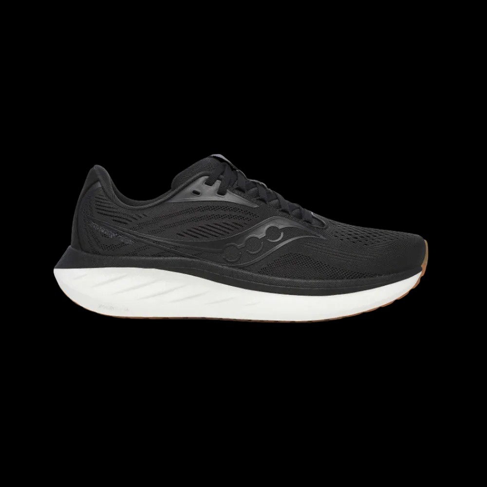 Saucony Ride 18 Black | Gum - HypeFly India View 1