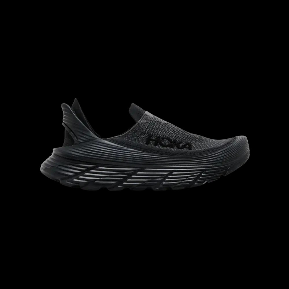 Hoka Restore TC 'Black' - HypeFly India View 1