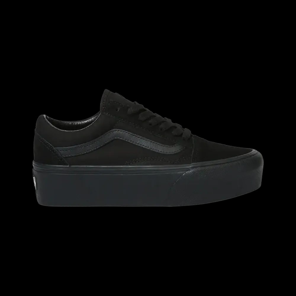 Vans Old Skool Platform Shoe Black - HypeFly India View 1