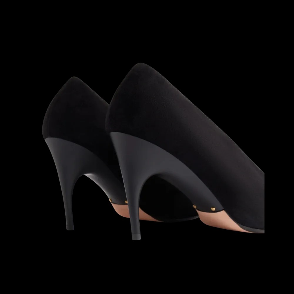 Balenciaga Duchesse Pump In Black - HypeFly India View 2
