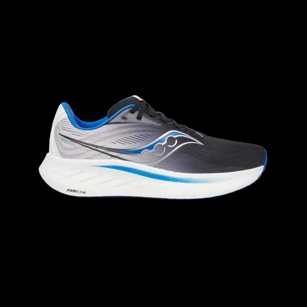 Saucony Ride 18 Black | Skydiver - HypeFly India View 1