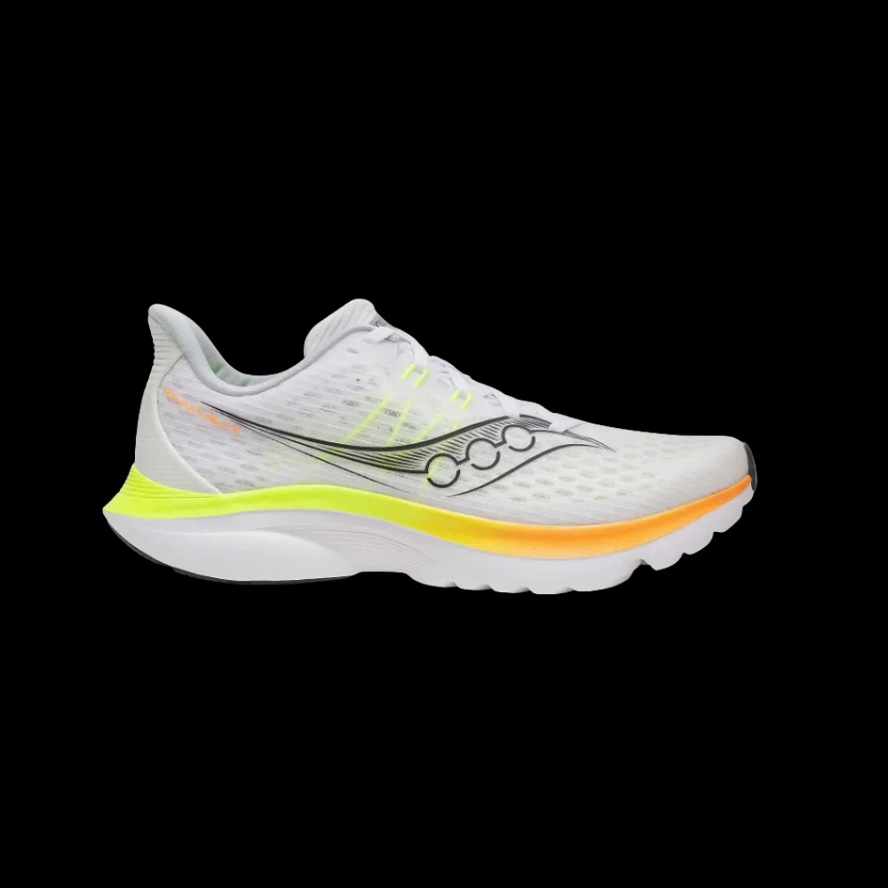 Saucony Kinvara 16 White | Citron - HypeFly India View 1