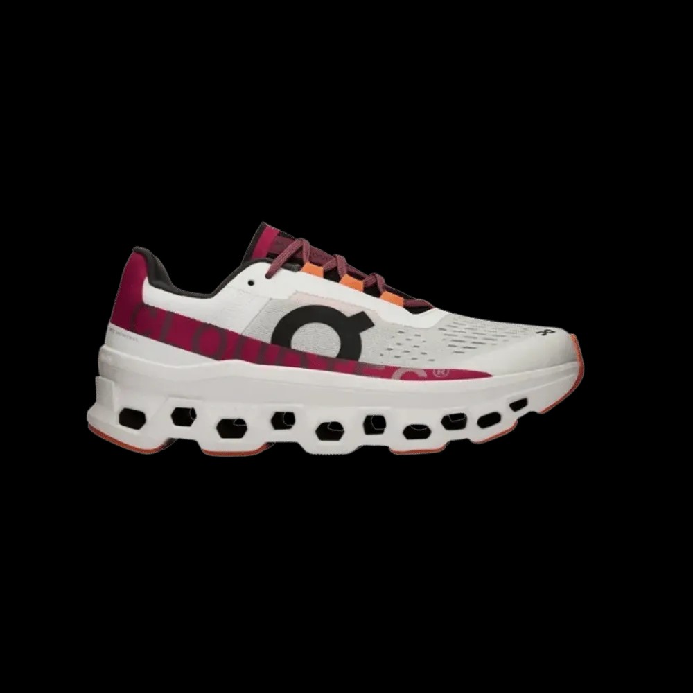 On Running Cloudmonster Undyed-White Aurora - HypeFly India View 1
