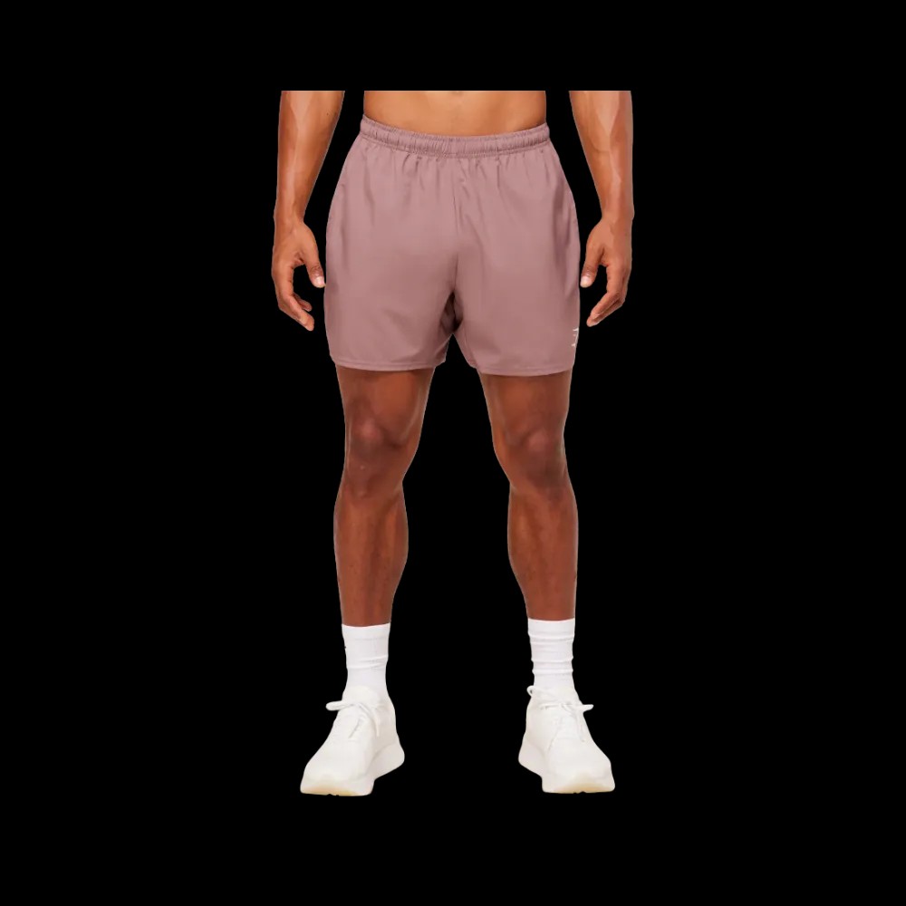 Gymshark Arrival 5" Shorts Chestnut Pink - HypeFly India View 1