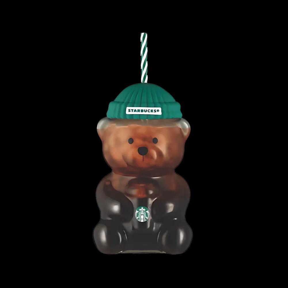 Starbucks Bear "Bearista" Glass Tumbler Cup  - HypeFly India View 1