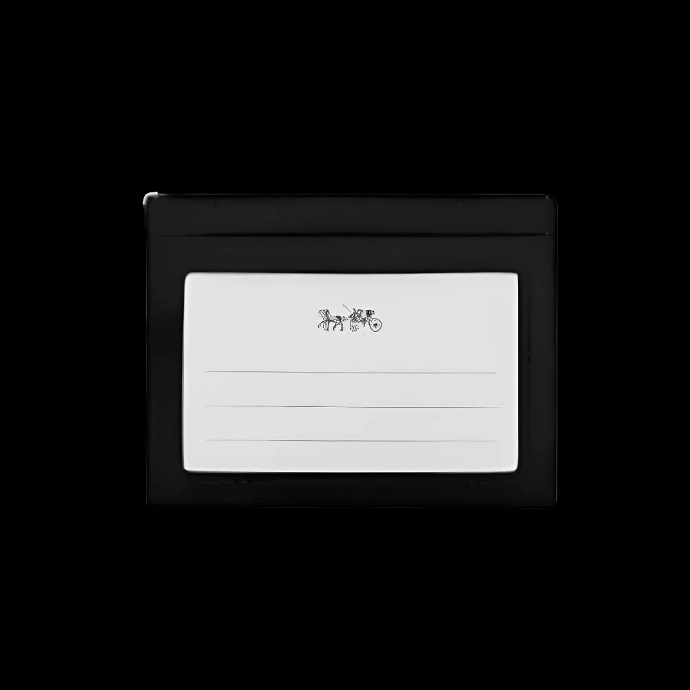 Coach Slim Id Card Case 'Pebbled Leather/Black' - HypeFly India View 2