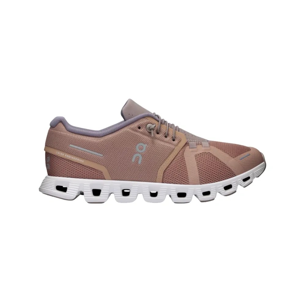 On Running Cloud 5 Rosebrown Fog - HypeFly India View 1