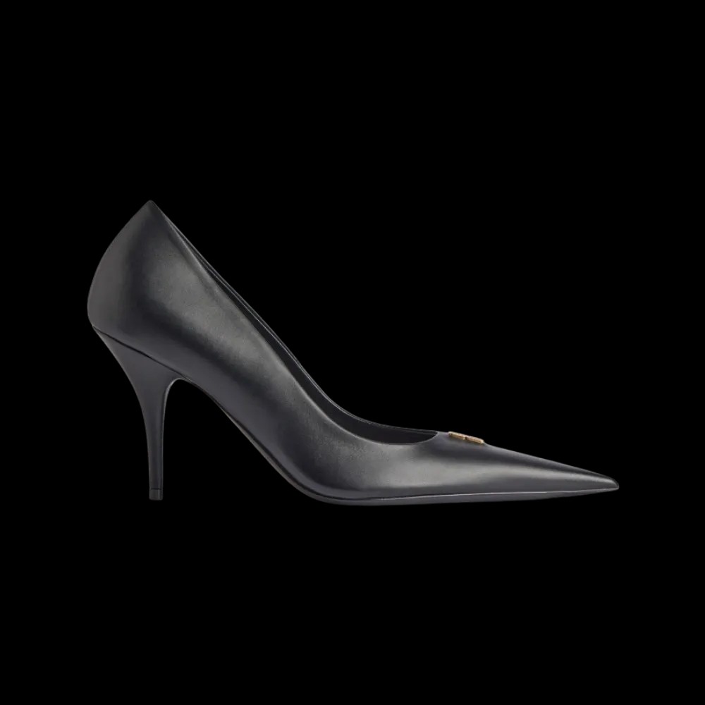 Balenciaga Avenue BB Editor Pump In Black - HypeFly India View 1