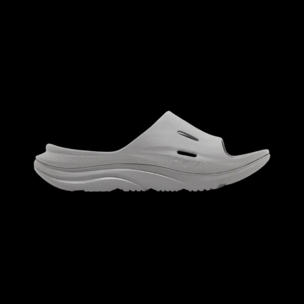 Hoka ORA Recovery Slide 3 Grey - HypeFly India View 1