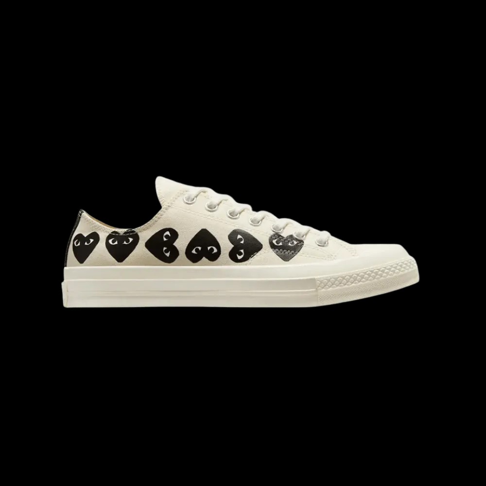 Converse x PLAY Comme des Garçons Chuck 70 Multi Heart 'Beige' - HypeFly India View 1
