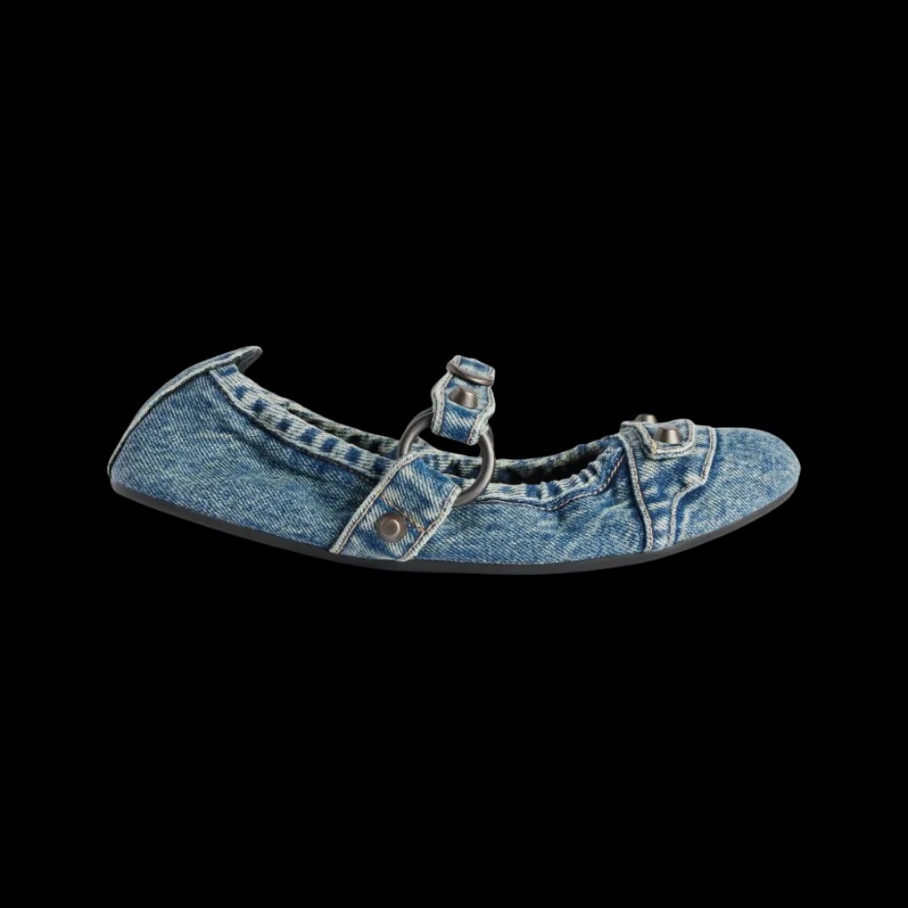 Balenciaga City Ballerina In Blue - HypeFly India View 1