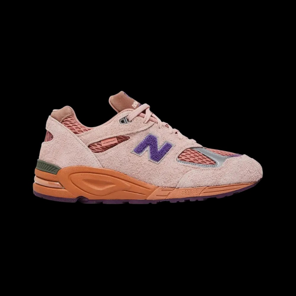 Salehe Bembury x New Balance 990v2 Made in USA 'Sand Be The Time' - HypeFly India View 1
