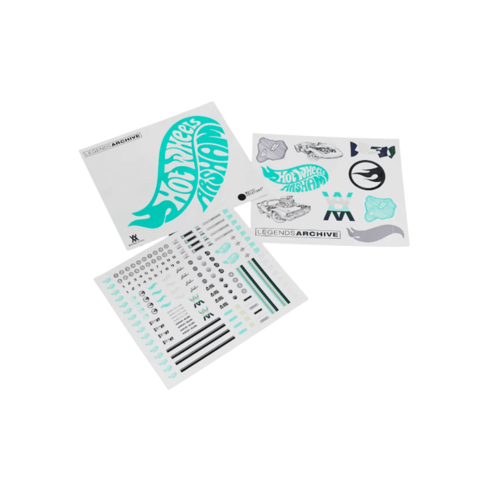 Hot Wheels x Daniel Arsham Patches & Sticker Set - HypeFly India View 1