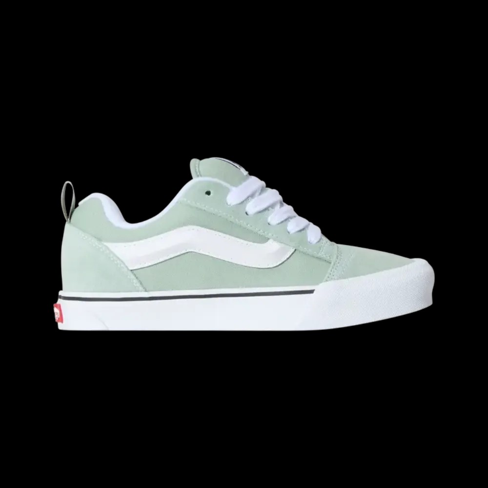 Vans Knu Skool Shoe Grey Olive Green - HypeFly India View 1