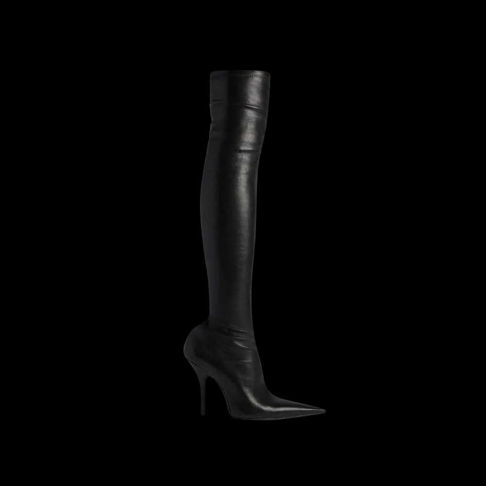 Balenciaga Avenue Boot In Black - HypeFly India View 1