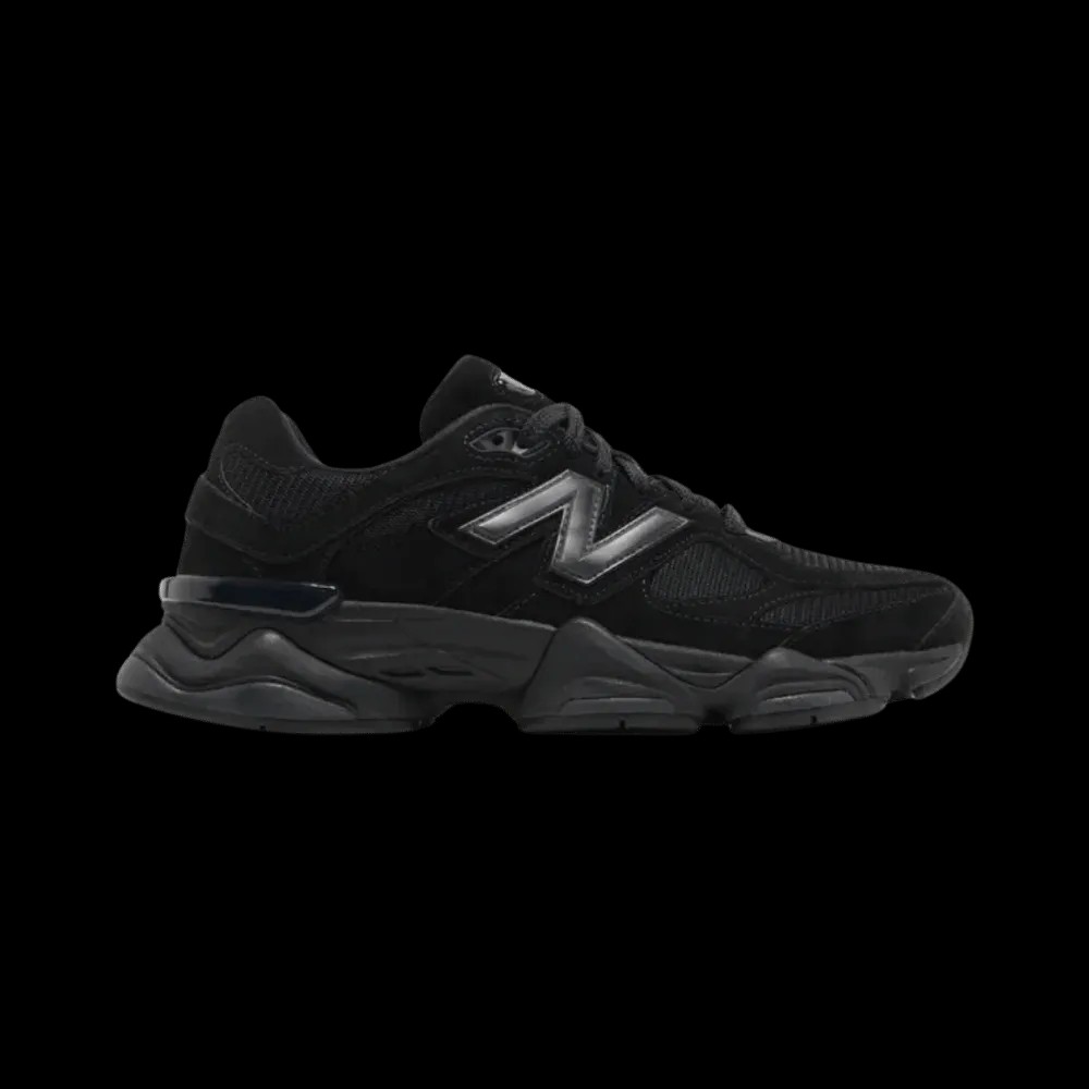 New Balance 9060 'Triple Black Suede' - HypeFly India View 1