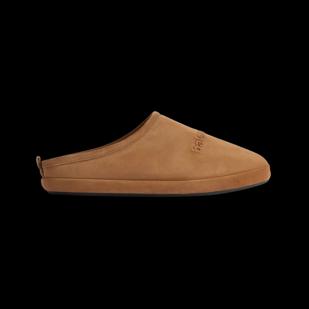 Balenciaga Alaska Slipper In Beige - HypeFly India View 1