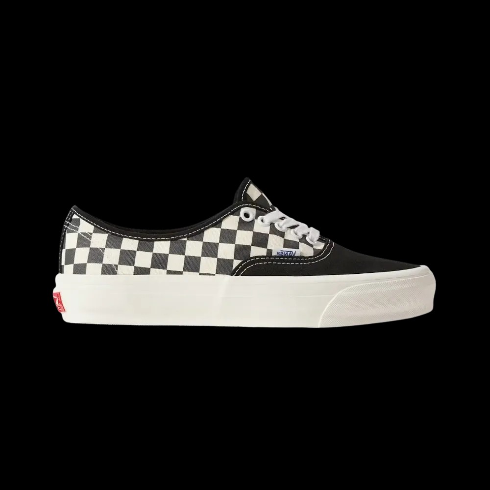 Vans Premium Authentic Checkerboard Shoe Asphalt Grey - HypeFly India View 1
