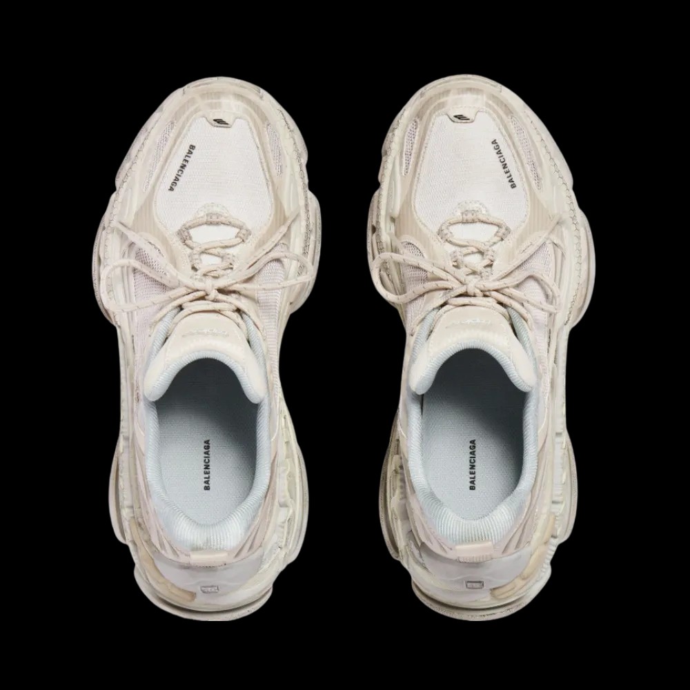 Balenciaga Triple S.2 Sneaker In Eggshell - HypeFly India View 3