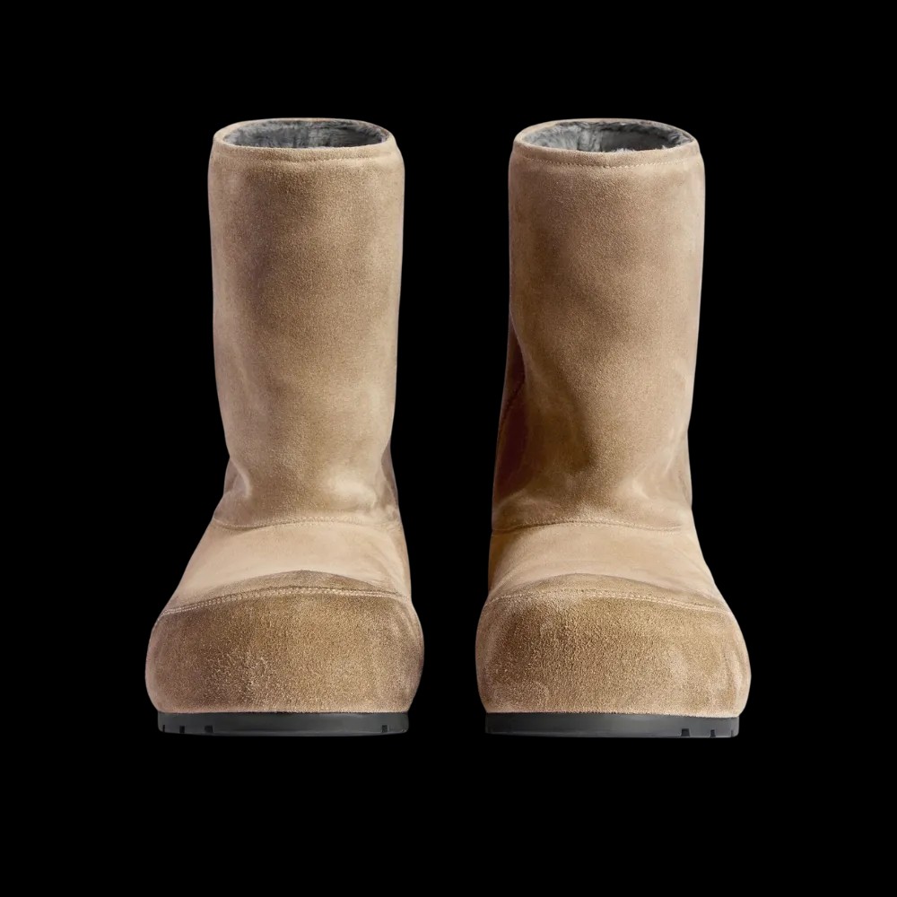 Balenciaga Dumbo Bootie In Beige - HypeFly India View 4