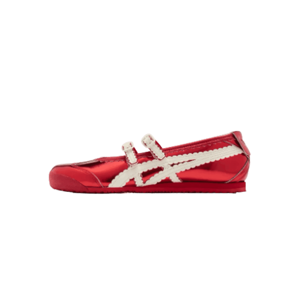 Onitsuka Tiger Mexico 66 TGRS - Metallic Pack Classic Red Cream  - HypeFly India View 5