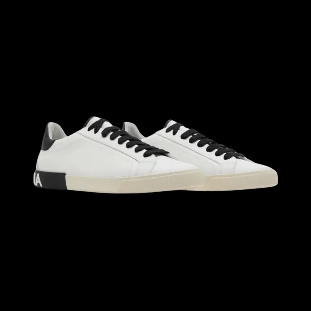 Dolce & Gabbana Portofino Vintage 'White Black' - HypeFly India View 3