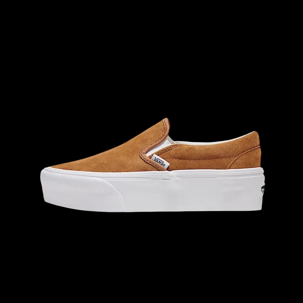 Vans Classic Slip-On Platform Shoe Chipmunk Brown - HypeFly India View 2