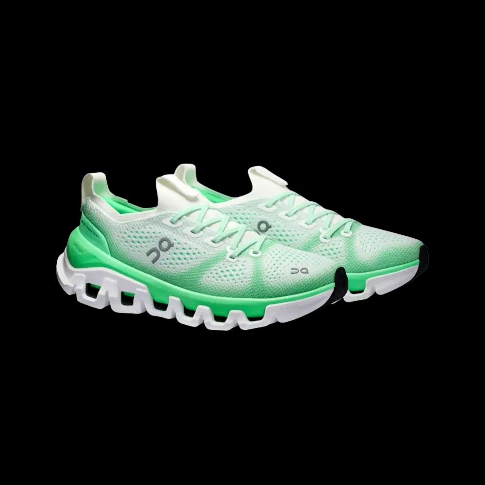 On Running Cloud X Tempo Ivory Verdite - HypeFly India View 5