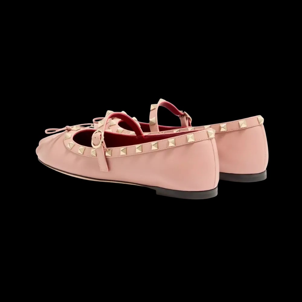 Valentino Mary-Jane Rockstud Nappa Ballerina 05mm Phard - HypeFly India View 4