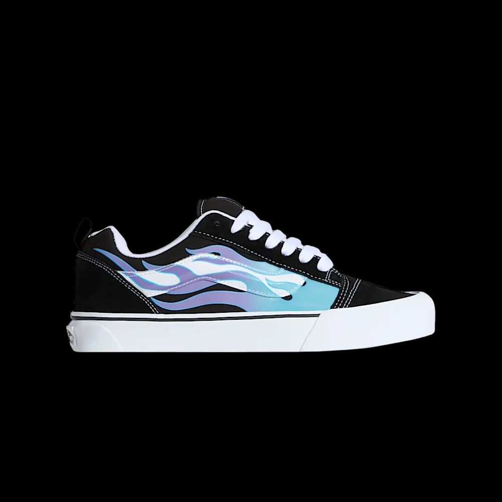 Vans Knu Skool Shoe Black And Blue - HypeFly India View 1