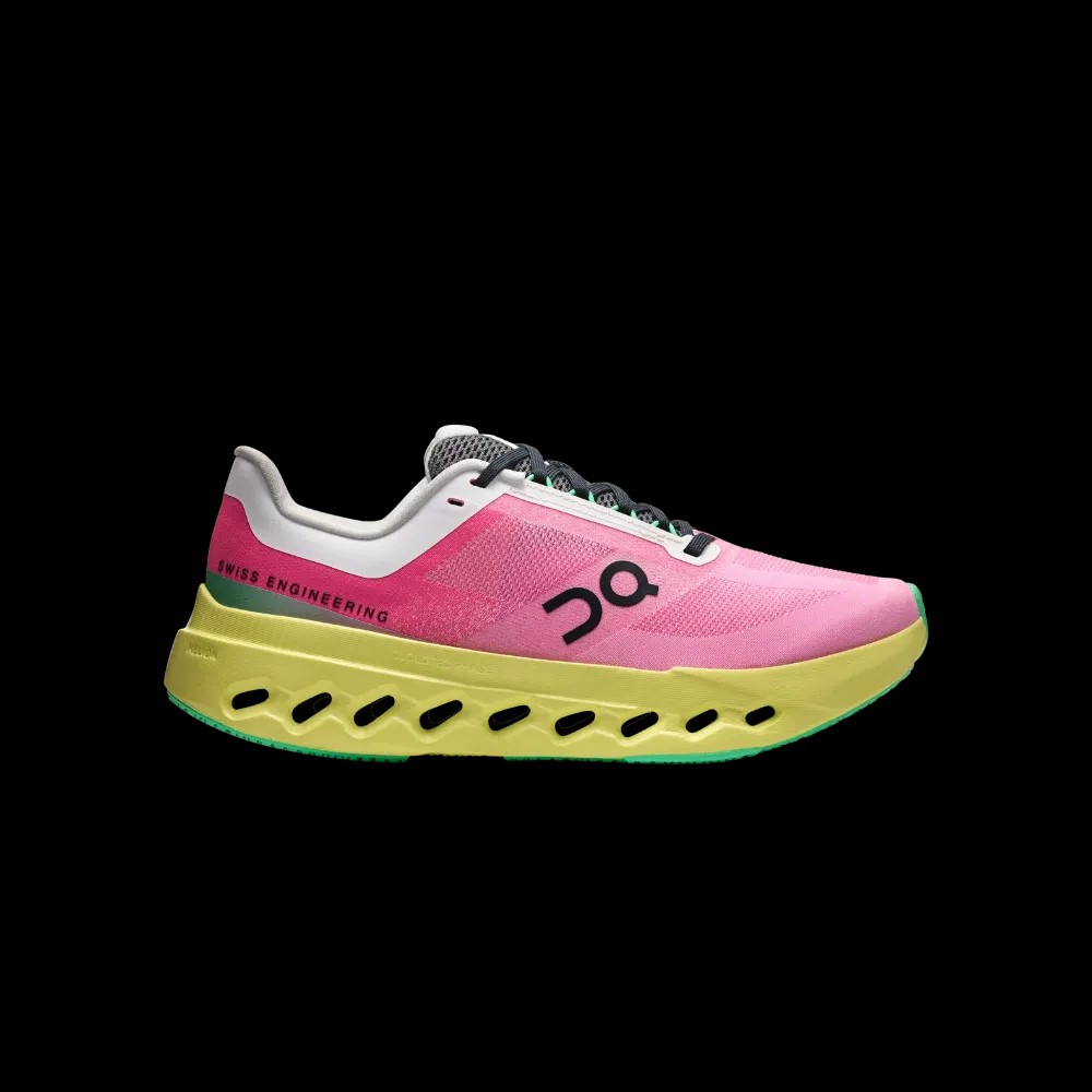 On Running Cloudsurfer Next Pink Limelight - HypeFly India View 1