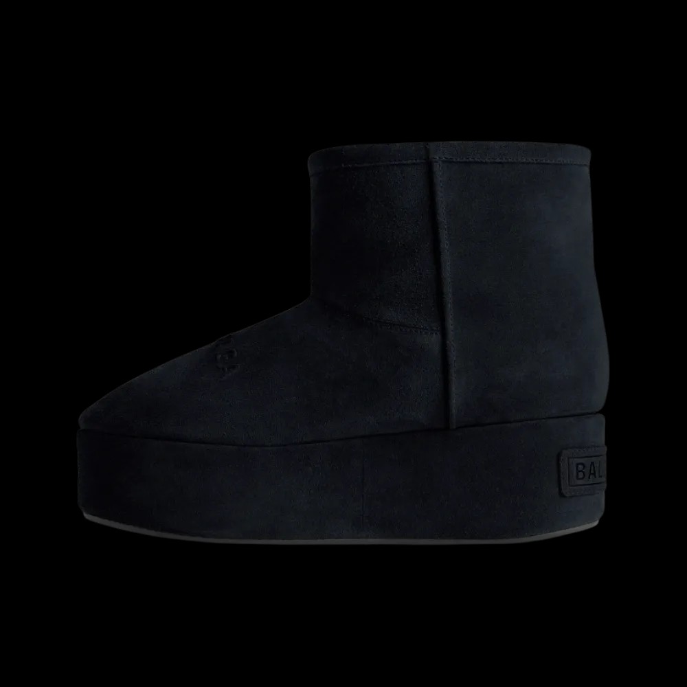 Balenciaga Alaska Platform Bootie In Black - HypeFly India View 3