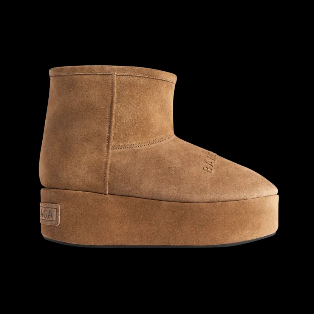 Balenciaga Alaska Platform Bootie In Brown - HypeFly India View 1