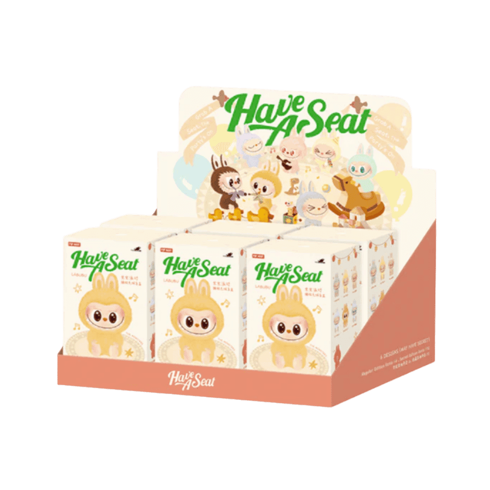 Pop Mart Labubu The Monsters Have a Seat Vinyl Plush Sealed Case (6 Blind Boxes) - HypeFly India View 1