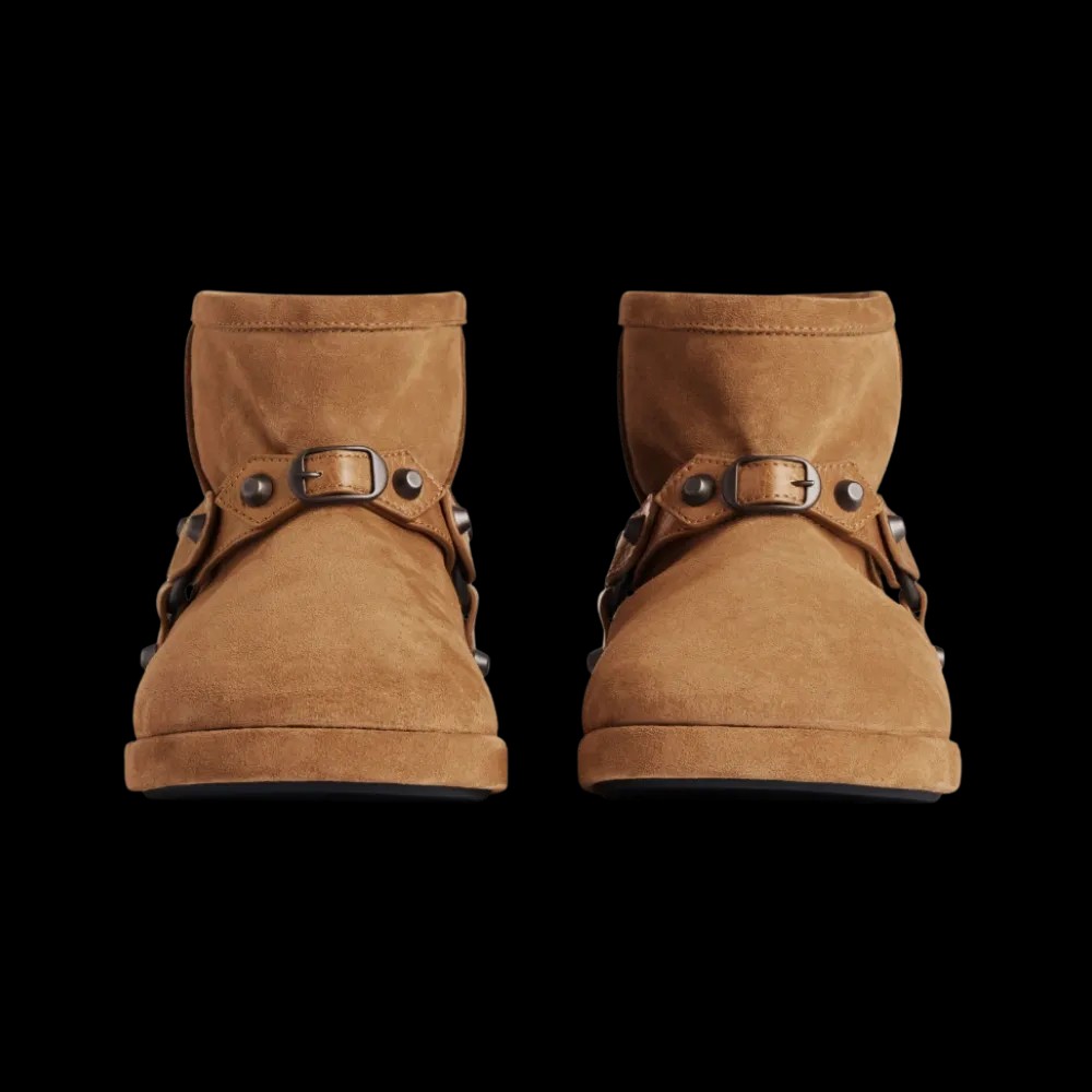 Balenciaga Alaska Soft Bootie In Camel - HypeFly India View 4