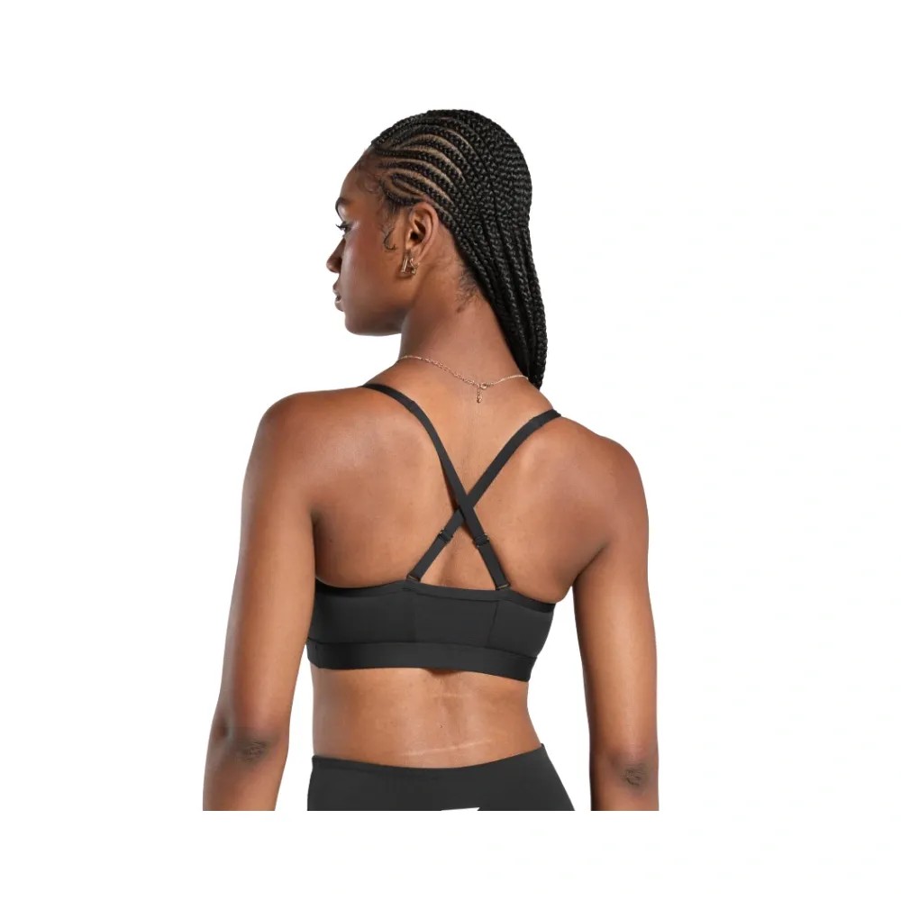 Gymshark Ruched Sports Bra - Medium Support Black - HypeFly India View 2