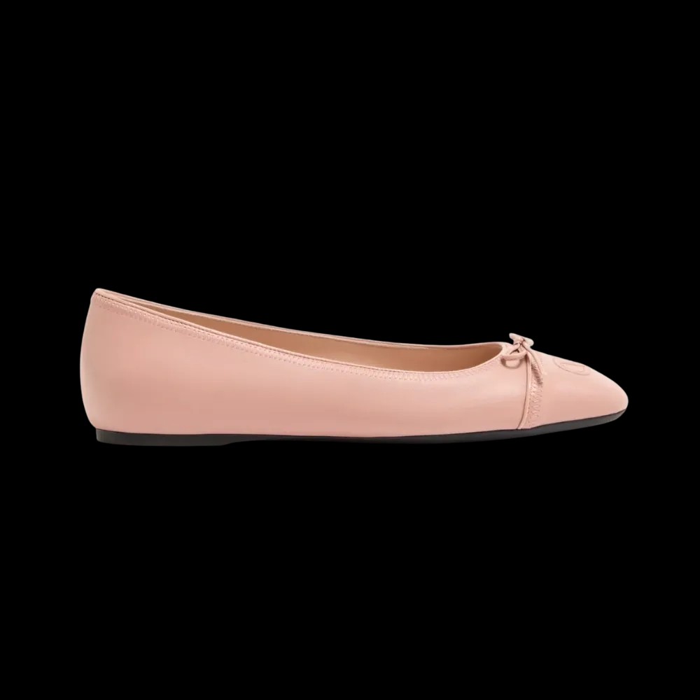 Valentino VLogo Signature Ballerina In Nappa 05mm Phard - HypeFly India View 1