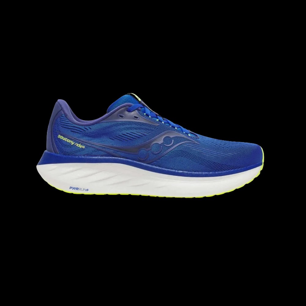 Saucony Ride 18 Lapis | Citron - HypeFly India View 1