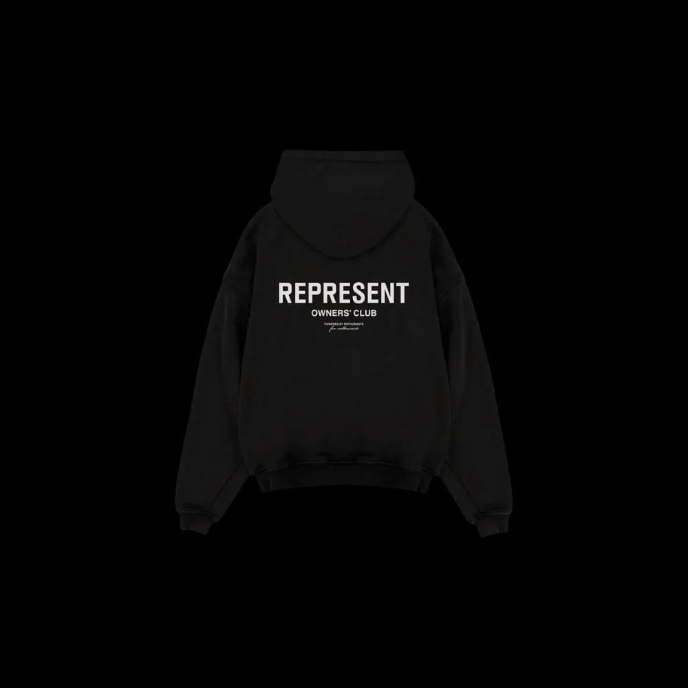 Represent Owner's Club Hoodie Black - HypeFly India View 1