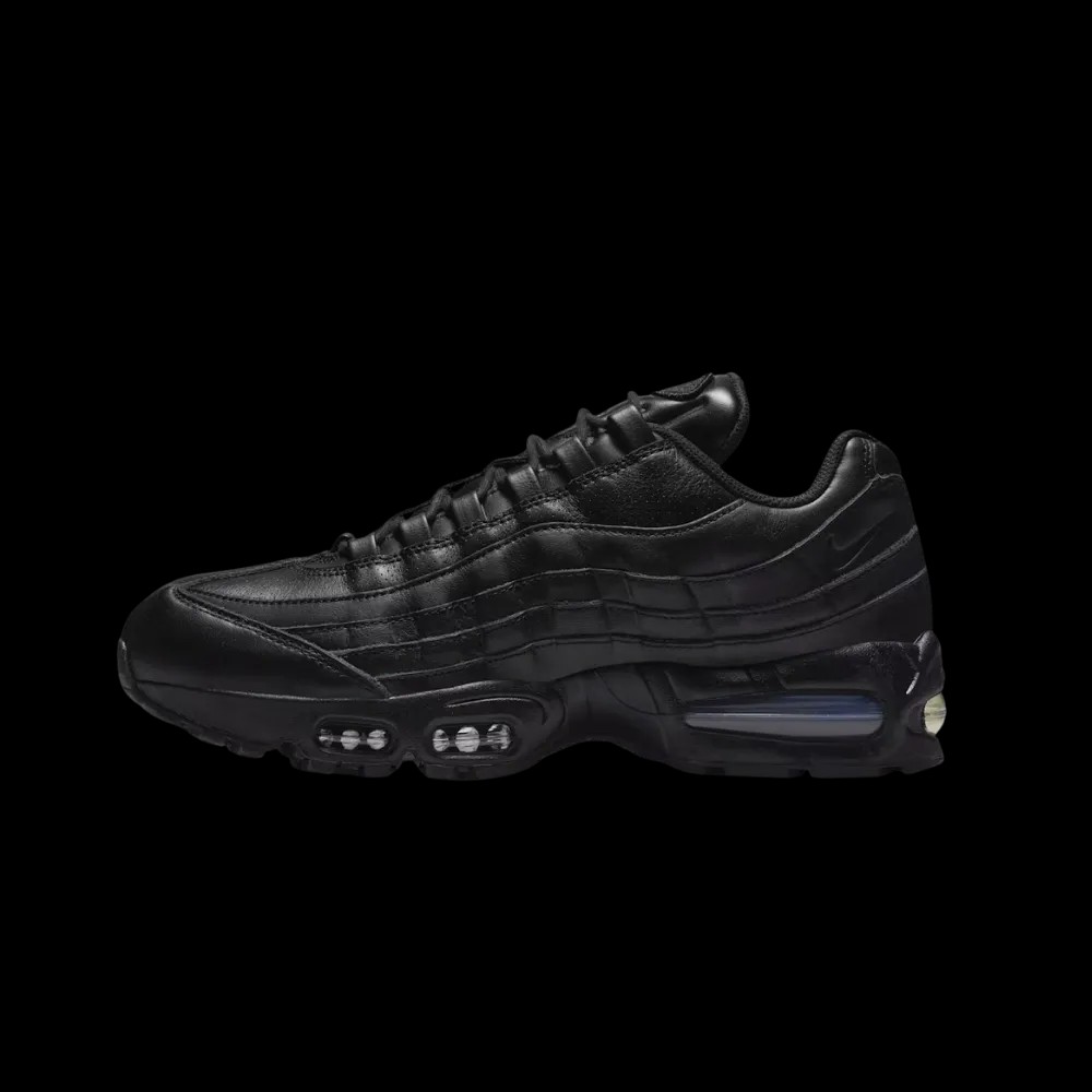 Nike Air Max 95 'Big Bubble - Black Leather' - HypeFly India View 3