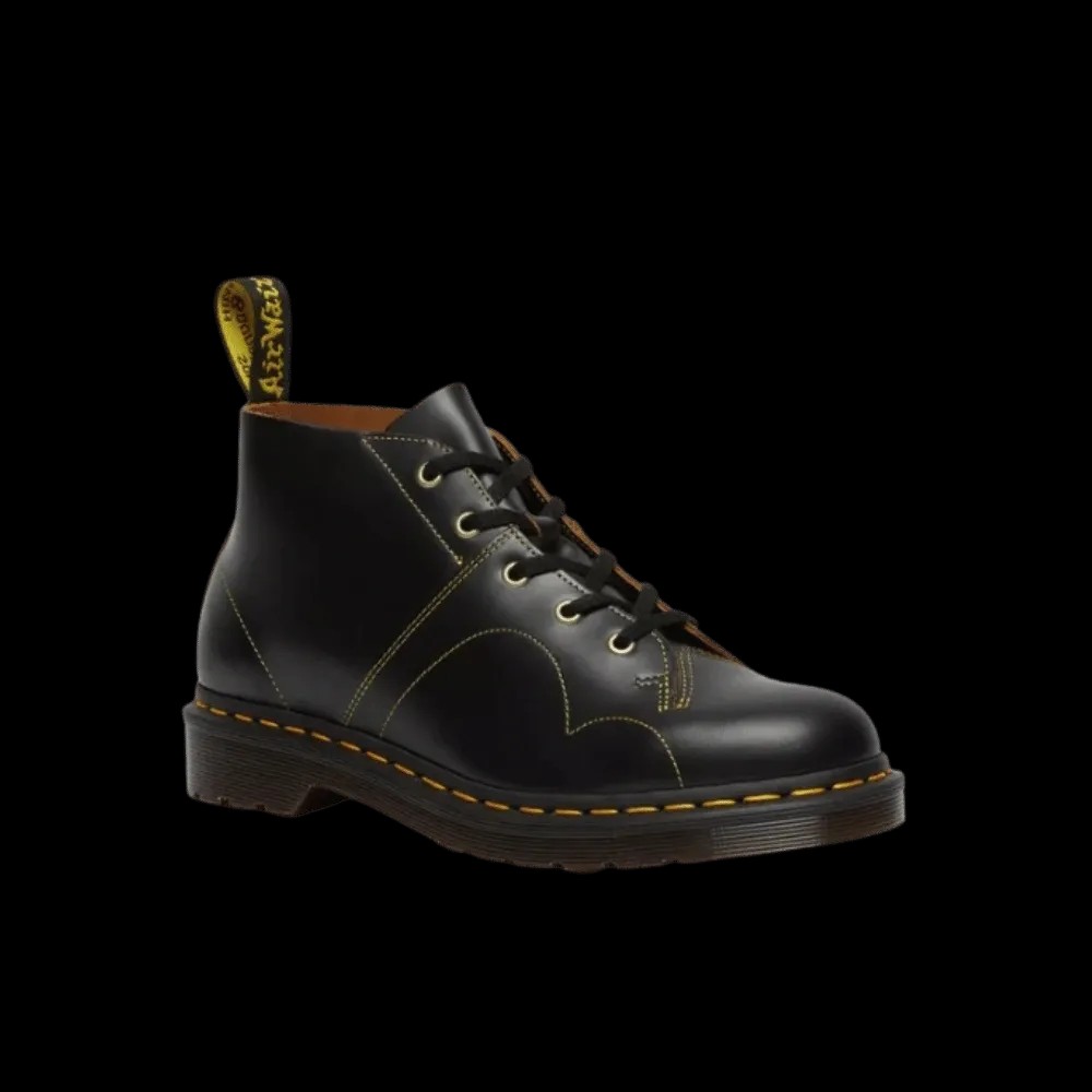 Dr Martens Church Vintage Monkey Boots Black - HypeFly India View 2