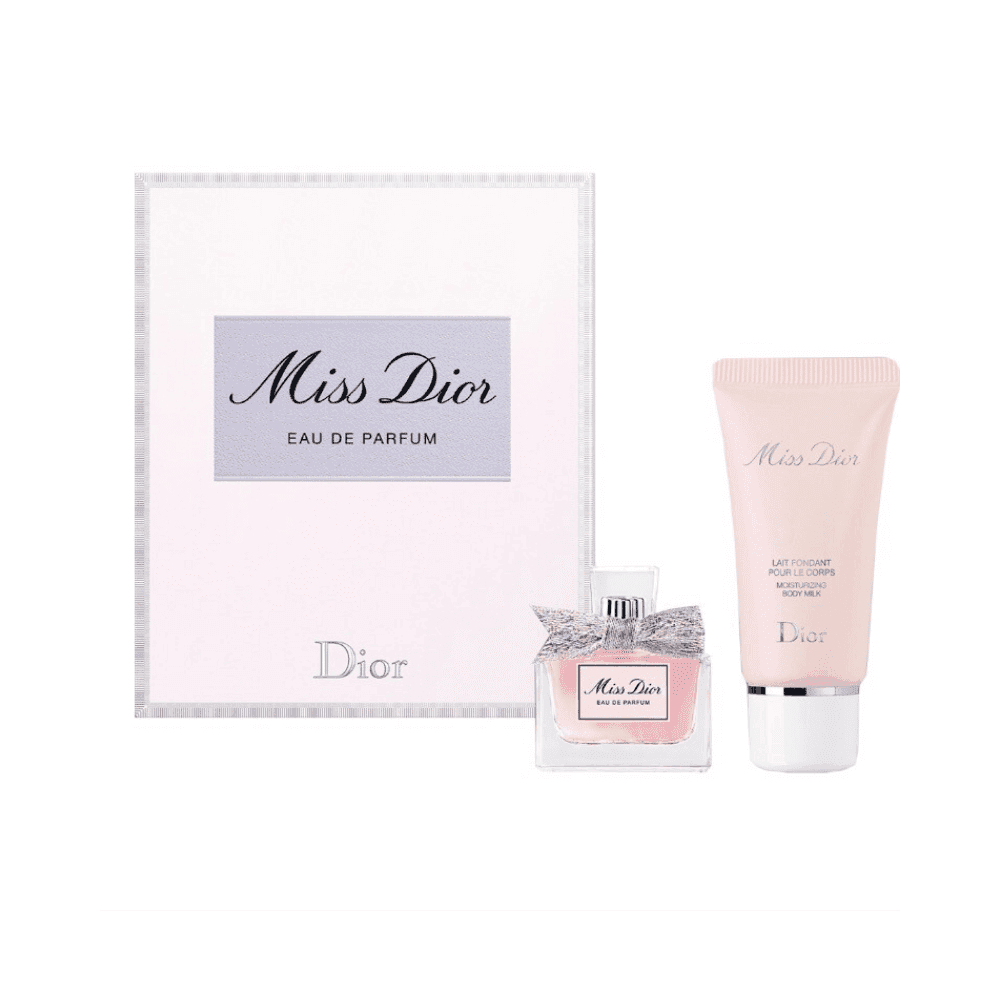 Miss Dior Perfume and Lotion Mini Gift Set (Perfume 5 ML/ Lotion 0.67 Fl Oz) - HypeFly India View 1