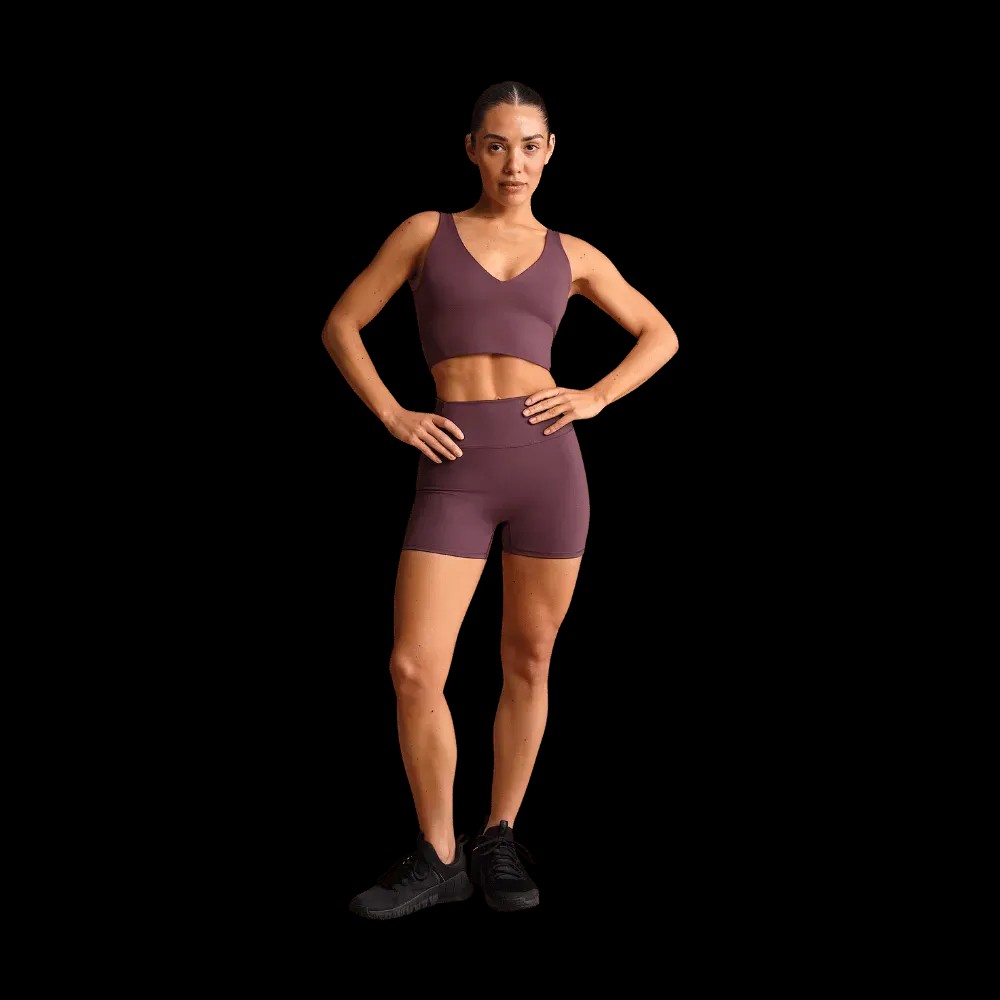 Nike X Skims Matte Women's High-Waisted 3" Boyshorts CURRANT - HypeFly India View 1
